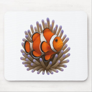 Clownfish & Cozy Coral Mouse Pad