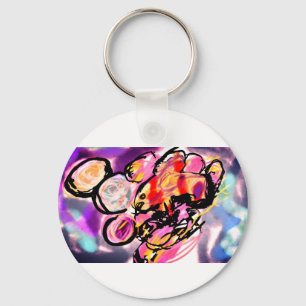 Clownfish gem key ring