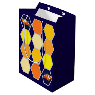 Clownfish Hand Drawn Art Medium Gift Bag