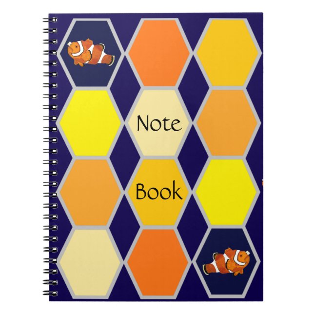 Clownfish Hand Drawn Art Notebook (Front)