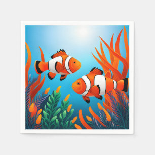 Clownfish In Seaweed Napkin