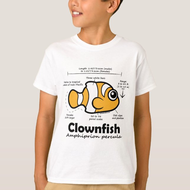 Clownfish Statistics T-Shirt (Front)