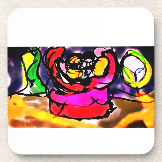 Clownfish summer  coaster (Front)