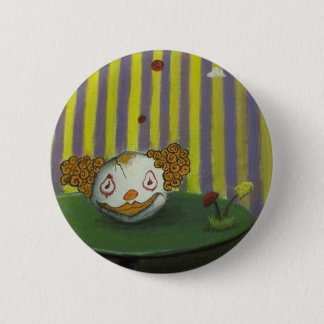 Clownhead in Mushroomland 6 Cm Round Badge