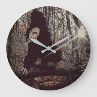 Clownin' Sticker Large Clock