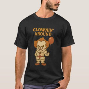 Clowninu2019 Around  Creepy Cute Evil Clown Graphi T-Shirt
