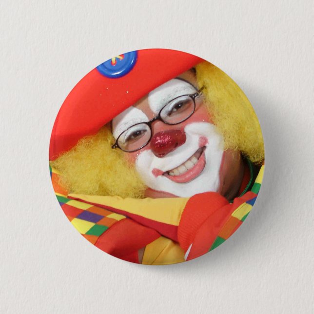 Clowns 6 Cm Round Badge (Front)
