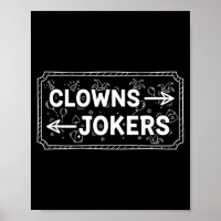Clowns and jokers funny sarcastic direction humour
