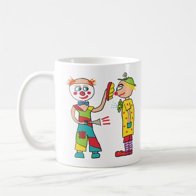 Clowns Coffee Mug (Left)