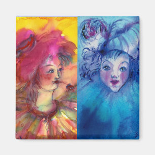 CLOWNS COLLECTION / Venetian Masquearde Ball Magnet