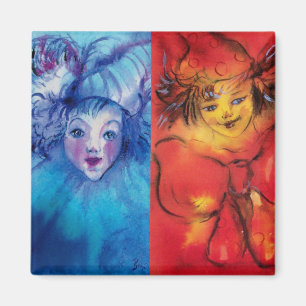 CLOWNS COLLECTION / Venetian Masquearde Ball Magnet