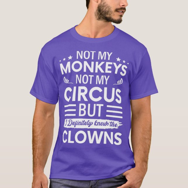 Clowns Funny T-Shirt (Front)