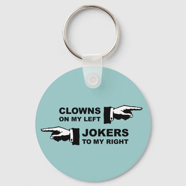 Clowns & Jokers Key Ring (Front)