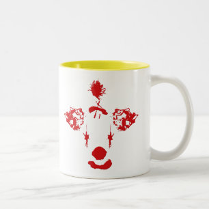 Clowns Made Me Do It Two-Tone Coffee Mug