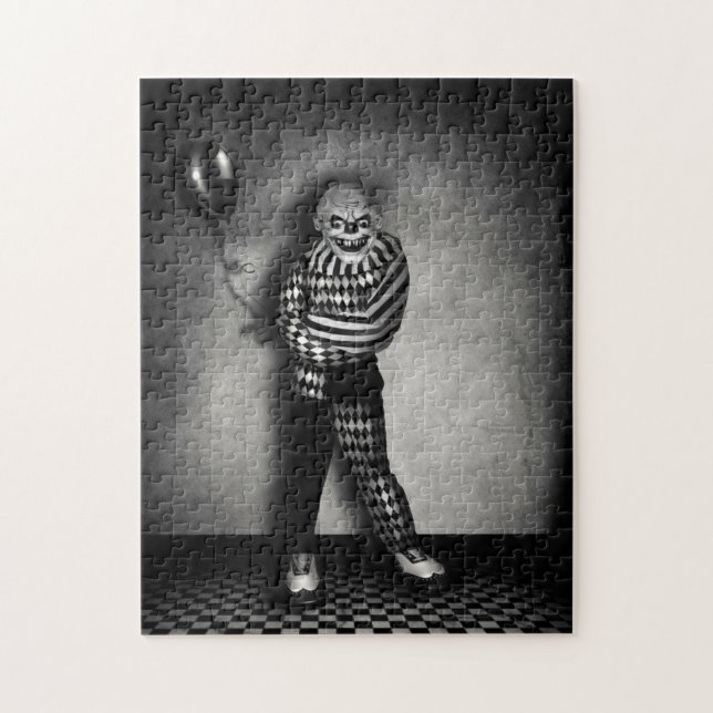 Clowns Play Jigsaw Puzzle (Vertical)