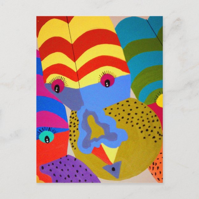 Clowns Postcard (Front)