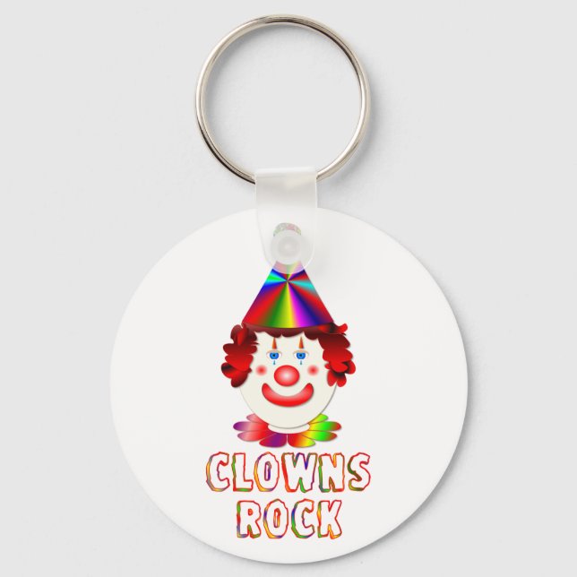 Clowns Rock Key Ring (Front)