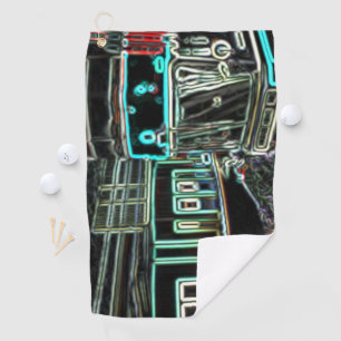 CLRV Neon at stn Golf Towel