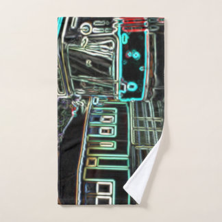 CLRV Neon at stn Hand Towel