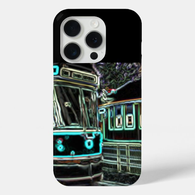 CLRV Neon at stn iPhone 15 Pro Case (Back)
