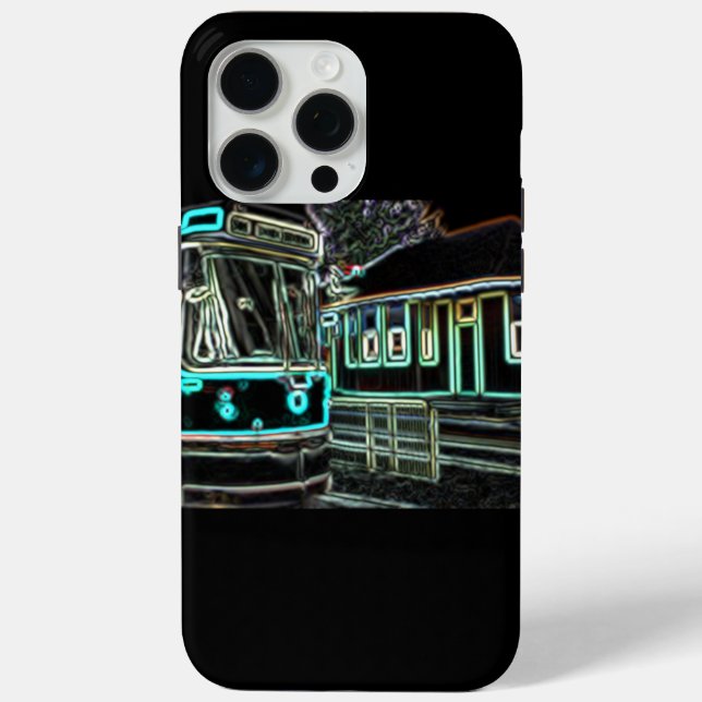 CLRV Neon at stn iPhone 15 Pro Maxi Phone/Pad case (Back)
