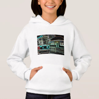 CLRV Neon at stn Kids Pullover Hoodie
