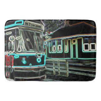 CLRV Neon at stn Large Bath Mat