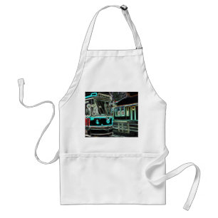 CLRV Neon at stn Standard White Apron