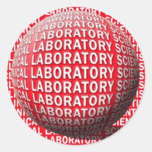 CLS SPHERE Clinical Laboratory Scientist Classic Round Sticker