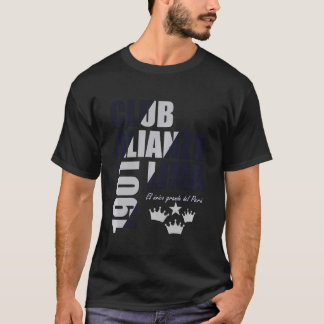 Club Alianza Lima Corazon Peruvian Soccer Men Wome T-Shirt