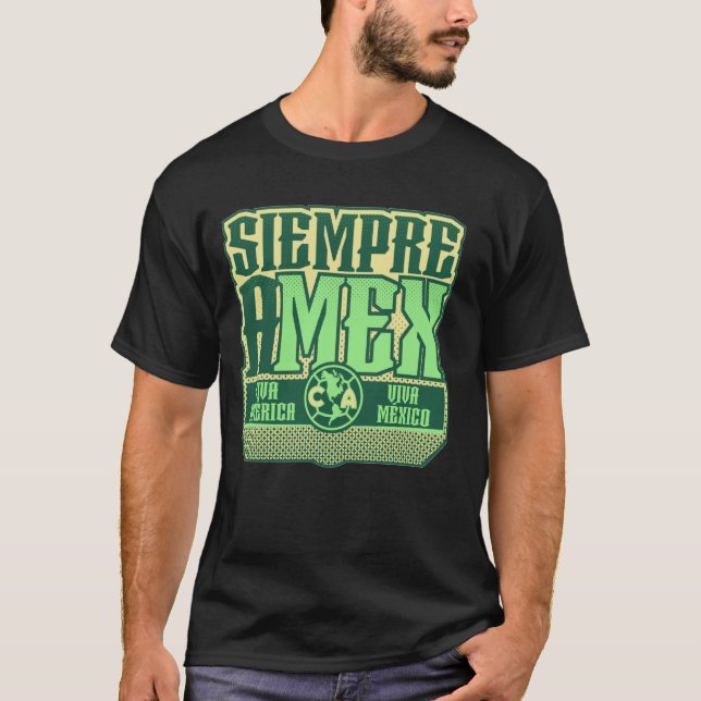 Club América supports the Mexican Soccer team ¡Vam T-Shirt (Front)