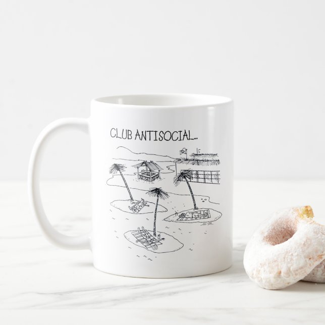 Club Antisocial mug (With Donut)