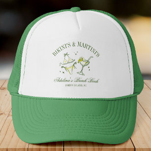 Club Bachelorette Party Favour Beach Bridal Custom Trucker Hat