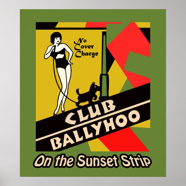 Club Ballyhoo on the Sunset Strip Poster (Front)