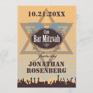 Club Bar Mitzvah Invitation