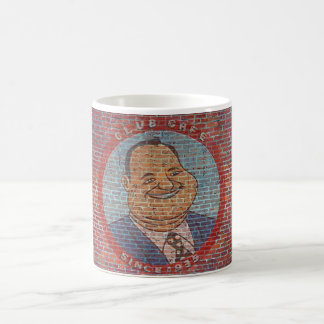 Club Cafe Fat Man On Brick Wall Mug