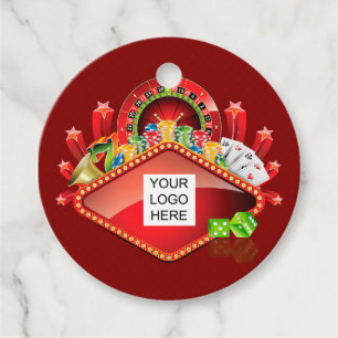 Club Casino Favour Tags