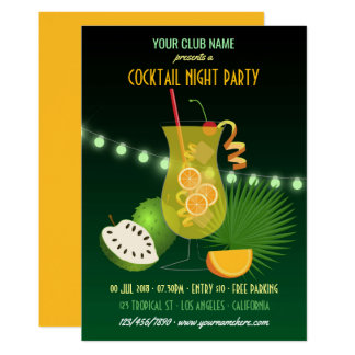 corporate cocktail party invitation
