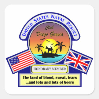 Club Diego Garcia Square Sticker