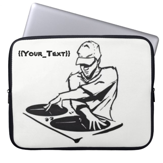 Club DJ Laptop Sleeve (Front)