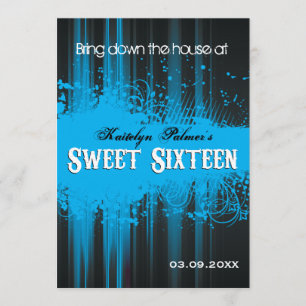 Club Flyer Look Sweet 16 Invitation