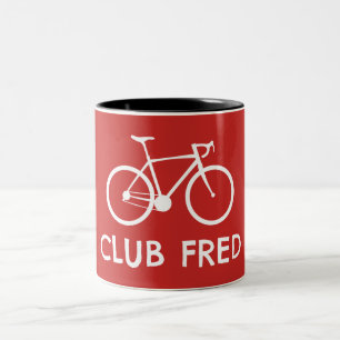 Club Fred Cycling Two-Tone Coffee Mug