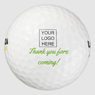 Club Golf Tournament Guest Thank You Favour Golf Balls