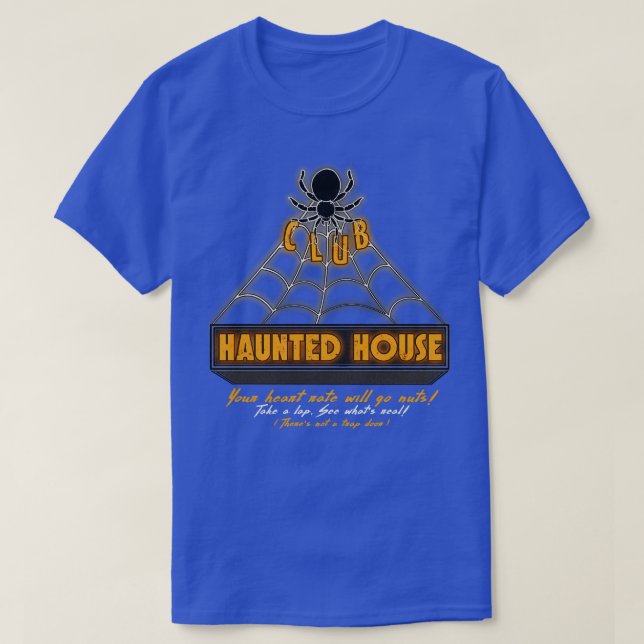 Club Haunted House T-Shirt (Design Front)