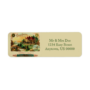 Club House Return Address Label