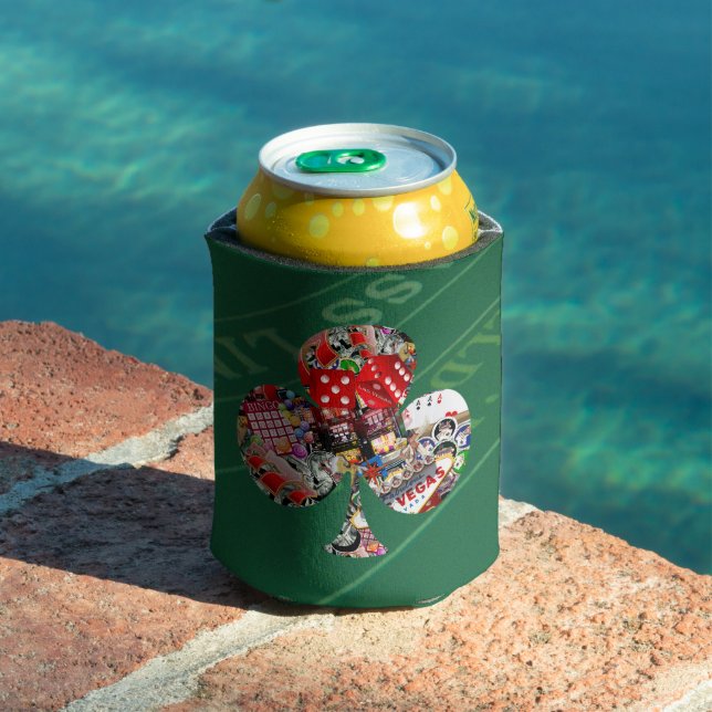 Club - Las Vegas Playing Card Shape Can Cooler (In Situ Pool)
