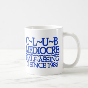 Club Mediocre Navy Coffee Mug