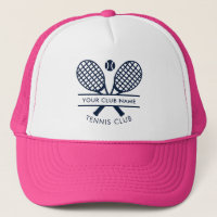 Club Name Tennis Team Navy Blue Sports