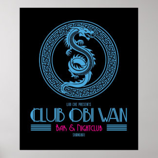 Club Obi Wan logo inspired by the Temple of Doom Poster