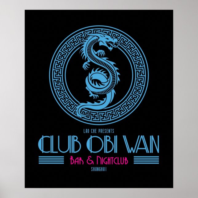 Club Obi Wan logo inspired by the Temple of Doom Poster (Front)